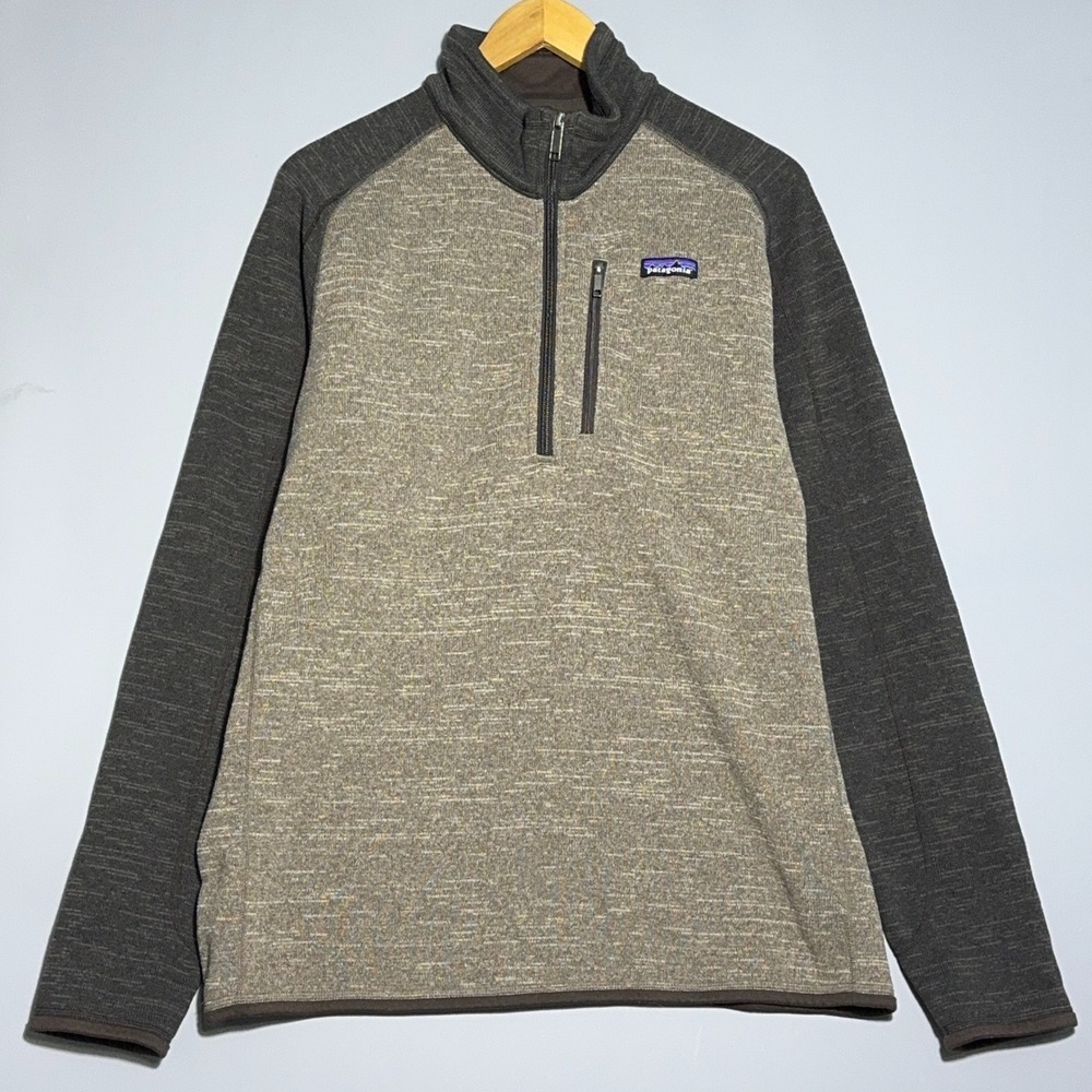 Patagonia Better Sweater Pullover Jacket Mens Size Large‎ Fleece Brown Gorpcore